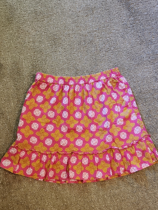 Sigrid Olsen Dresses & Skirts - Sigrid Olsen Pink Floral Print Ruffle Mini Skirt